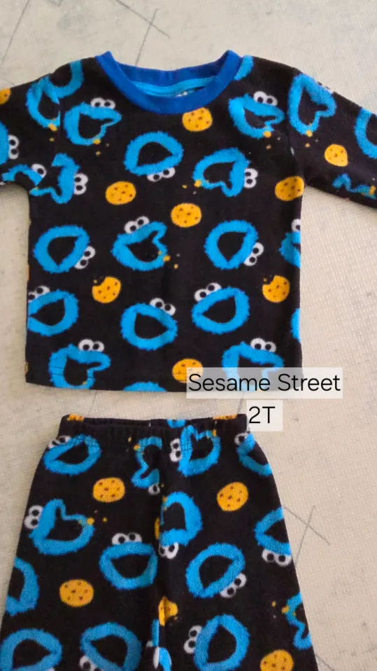 Sesame Street 2T Fleece Pajama Set thumbnail