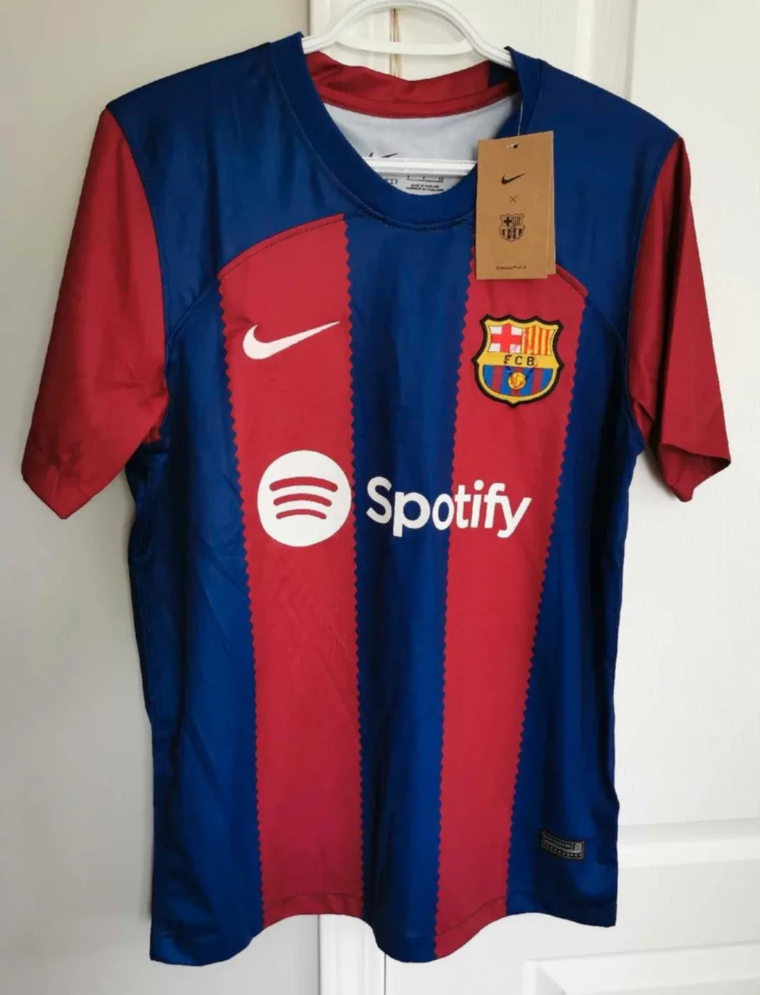 Nike FC Barcelona Soccer Jersey & Shorts - Size S thumbnail