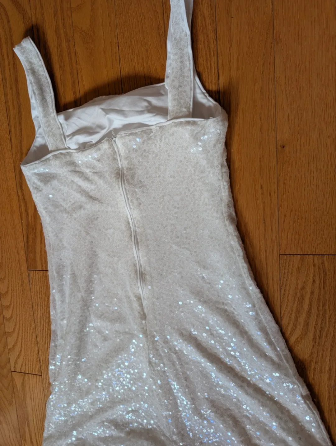 New Cider White Sequin Mini Dress image indicator(4)