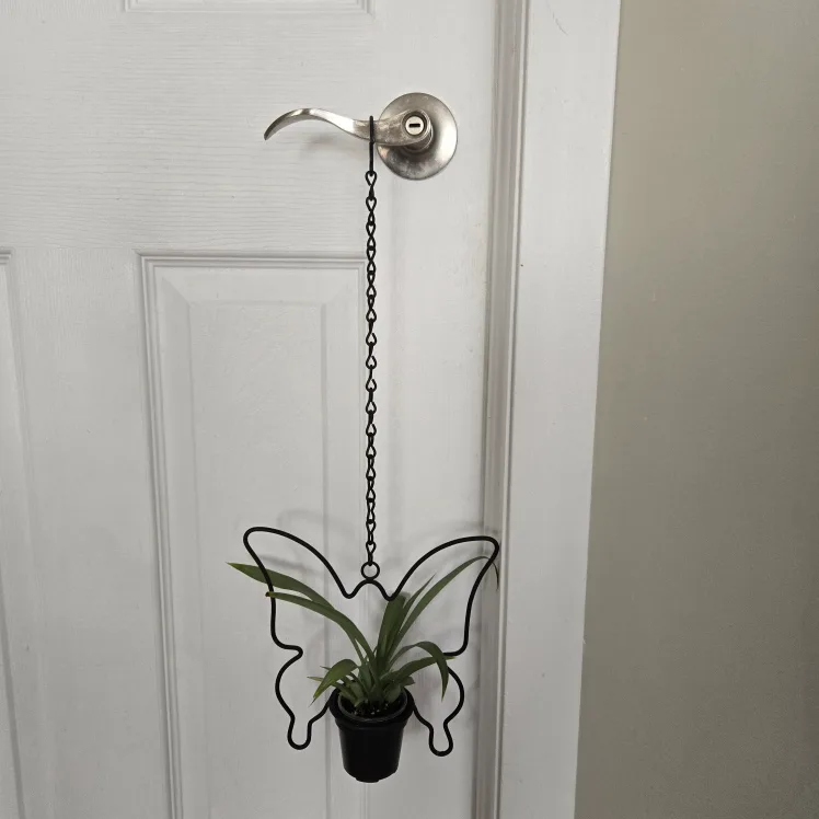 Butterfly Plant Hanger with Plant image indicator(2)
