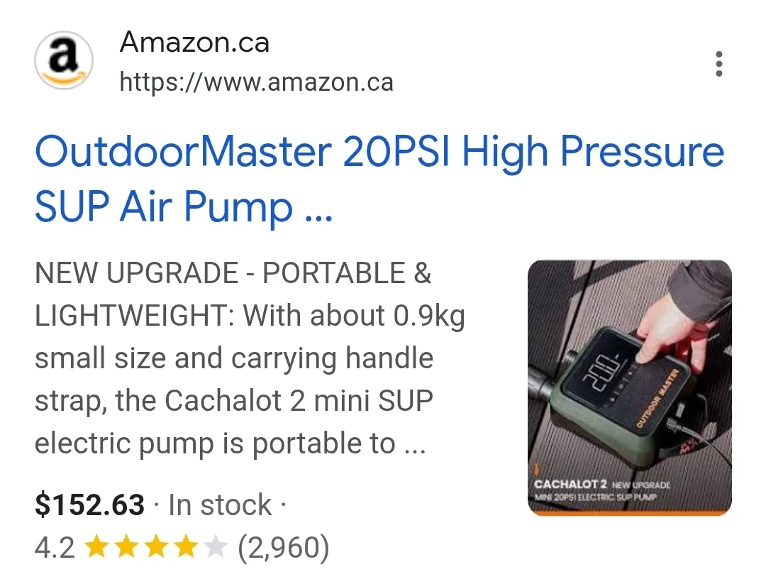 NEW! CACHALOT 2 Mini Electric Sup Pump image indicator(3)