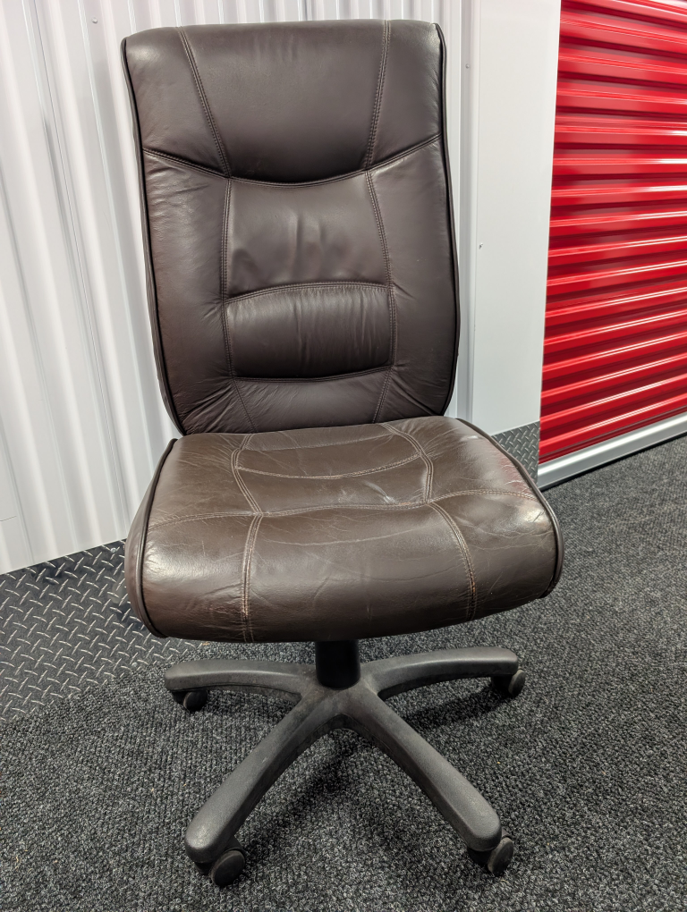 Brown Leather Office Chair