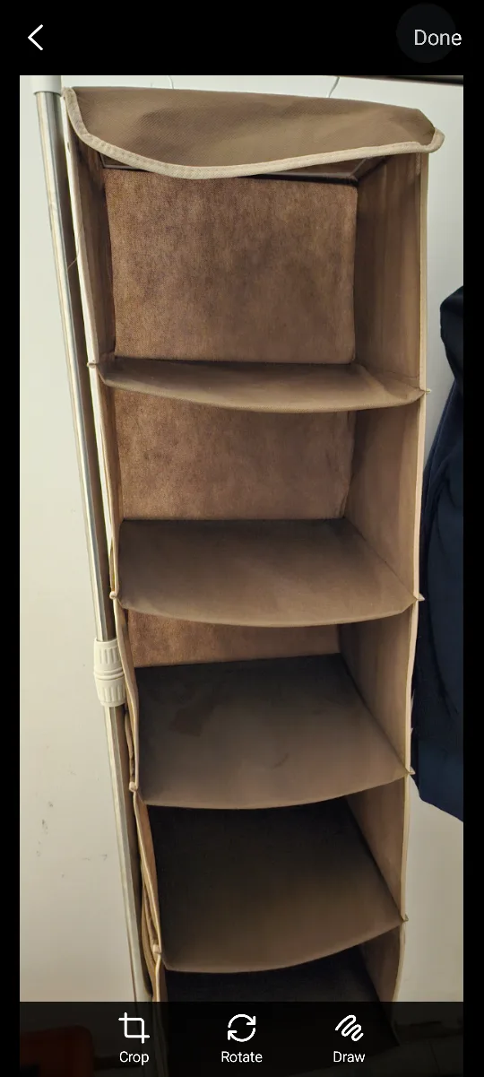 Hanging Closet Organizer - Brown 🧡 thumbnail