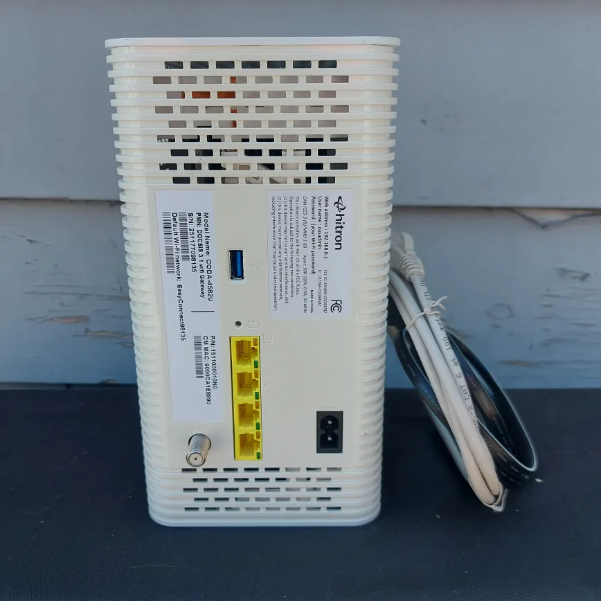 Hitron CODA-4582U DOCSIS 3.1 WiFi Gateway image indicator(2)