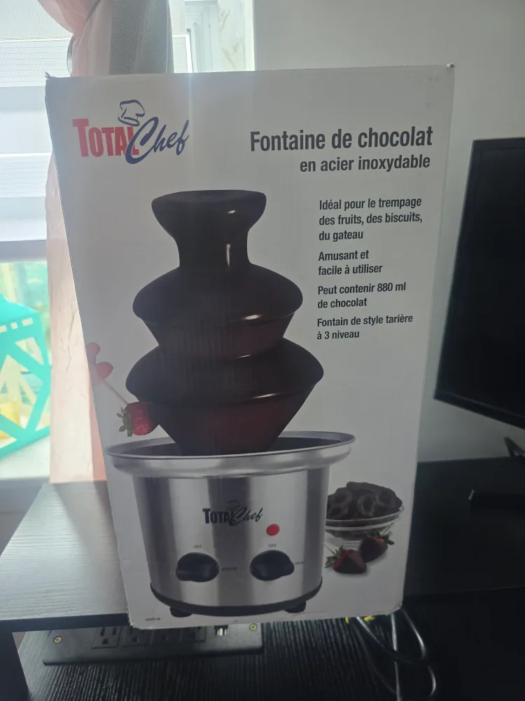 Total Chef Stainless Steel Chocolate Fountain image indicator(3)