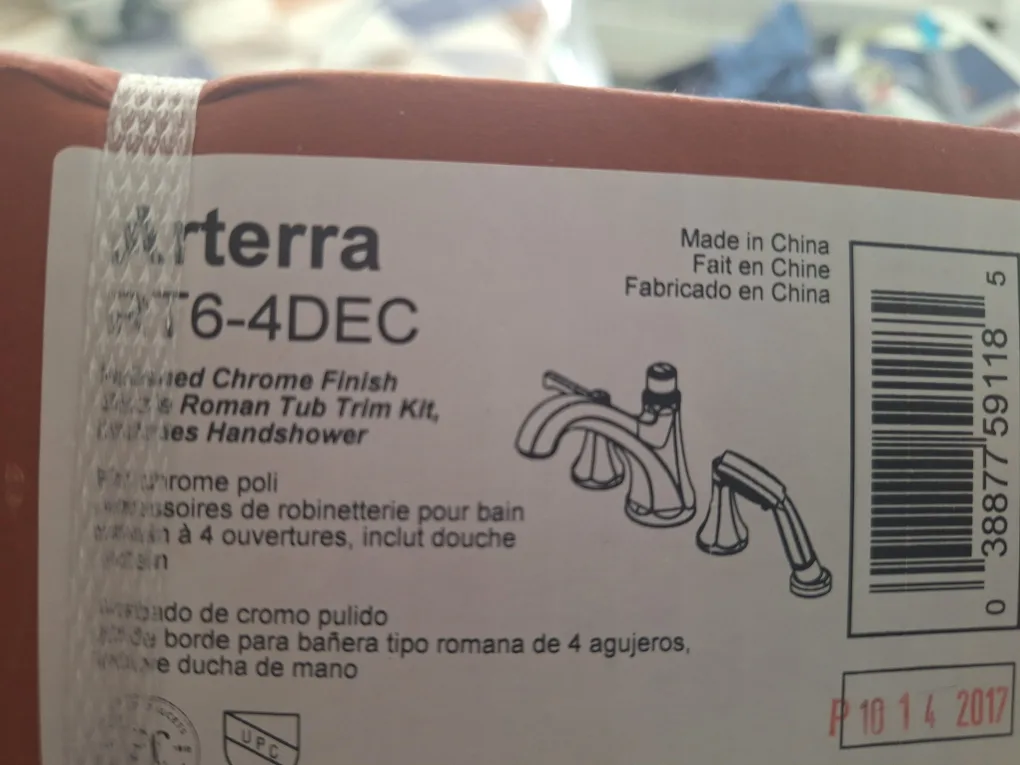 Pfister 2-handle Deck-mount Tub Faucet Trim Kit Hand Shower image indicator(5)