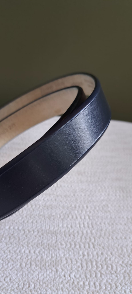 Liz Claiborne Black Leather Belt Extra Large - photo 2