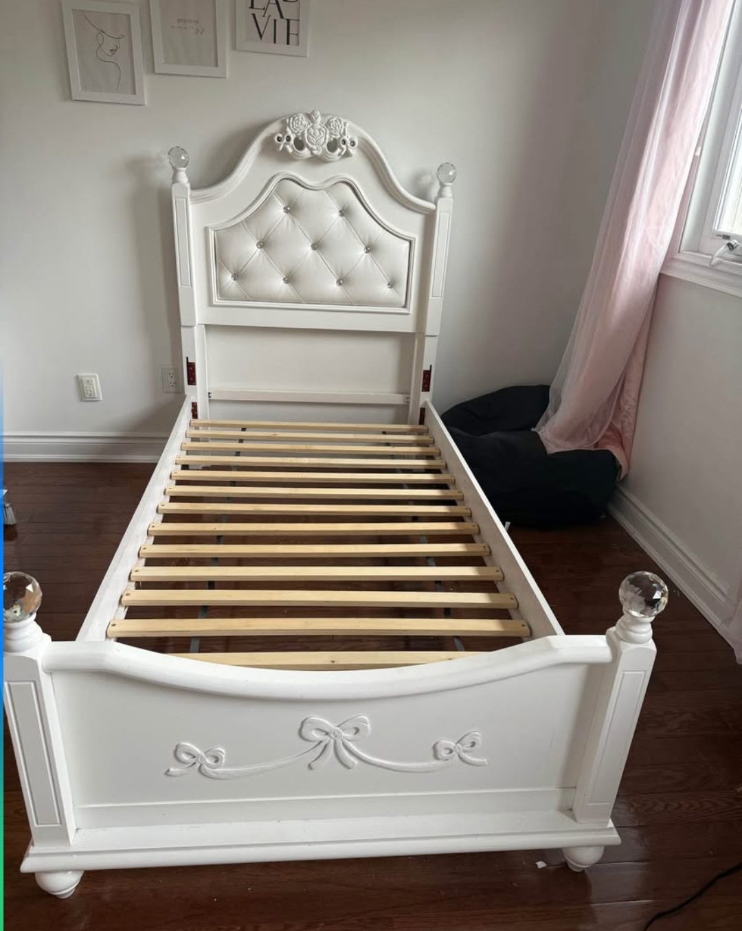 Twin size bed frame