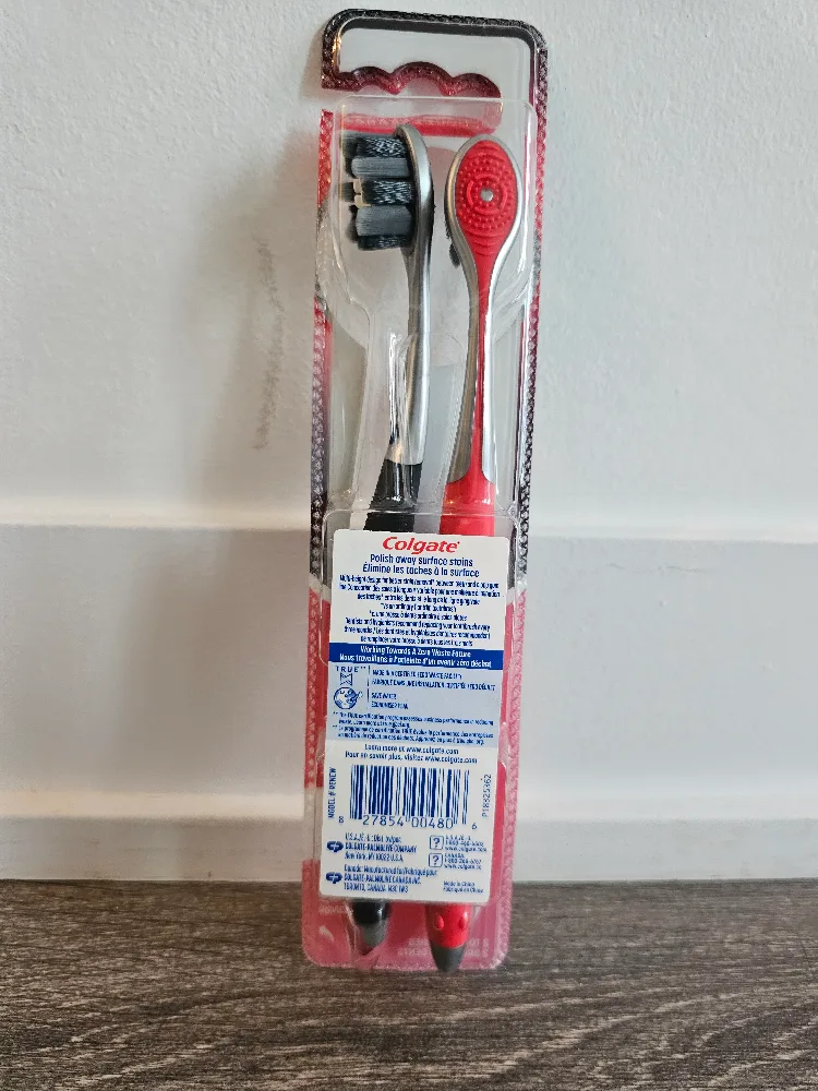 Colgate Charcoal Clean Gel + Toothbrushes set image indicator(5)