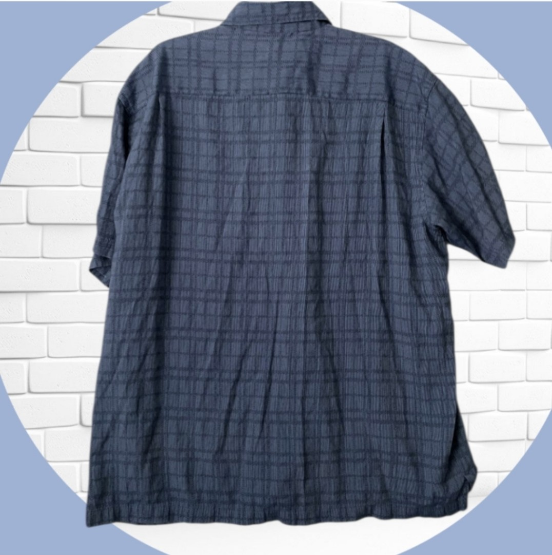NWOT Mens Air Puck Button Down Short Sleeve Shirt 1 Pocket - photo 3
