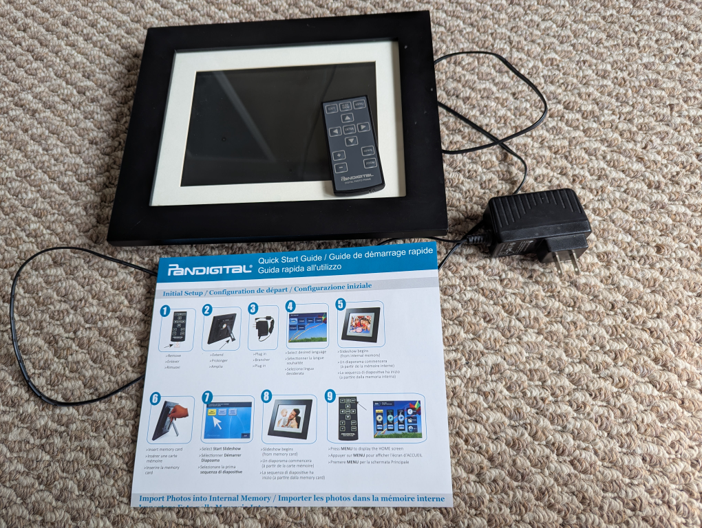 Pandigital Digital Photo Frame CASH ONLY SERIOUS BUYERS ONLY - photo 4