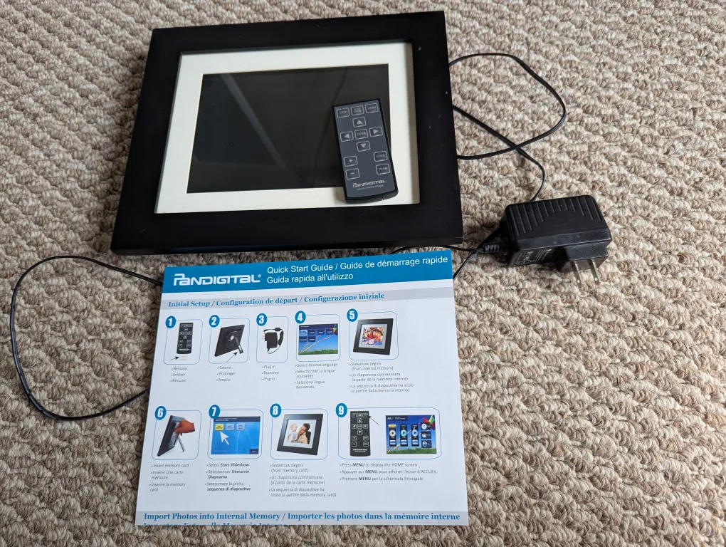 Pandigital Digital Photo Frame CASH ONLY SERIOUS BUYERS ONLY image indicator(4)