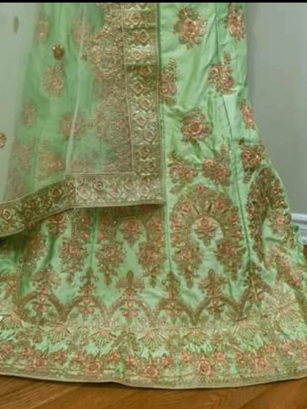 Green Embroidered Lehenga Choli thumbnail