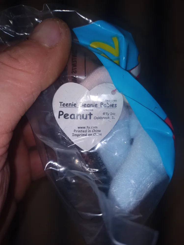 TY McDonald's Beanie Baby PEANUT The Light Blue Elephany #12 image indicator(2)