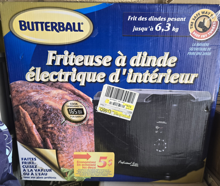 Butterball Indoor Electric Turkey Fryer