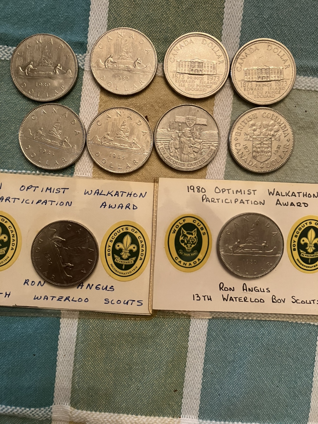 Canadian dollar coins