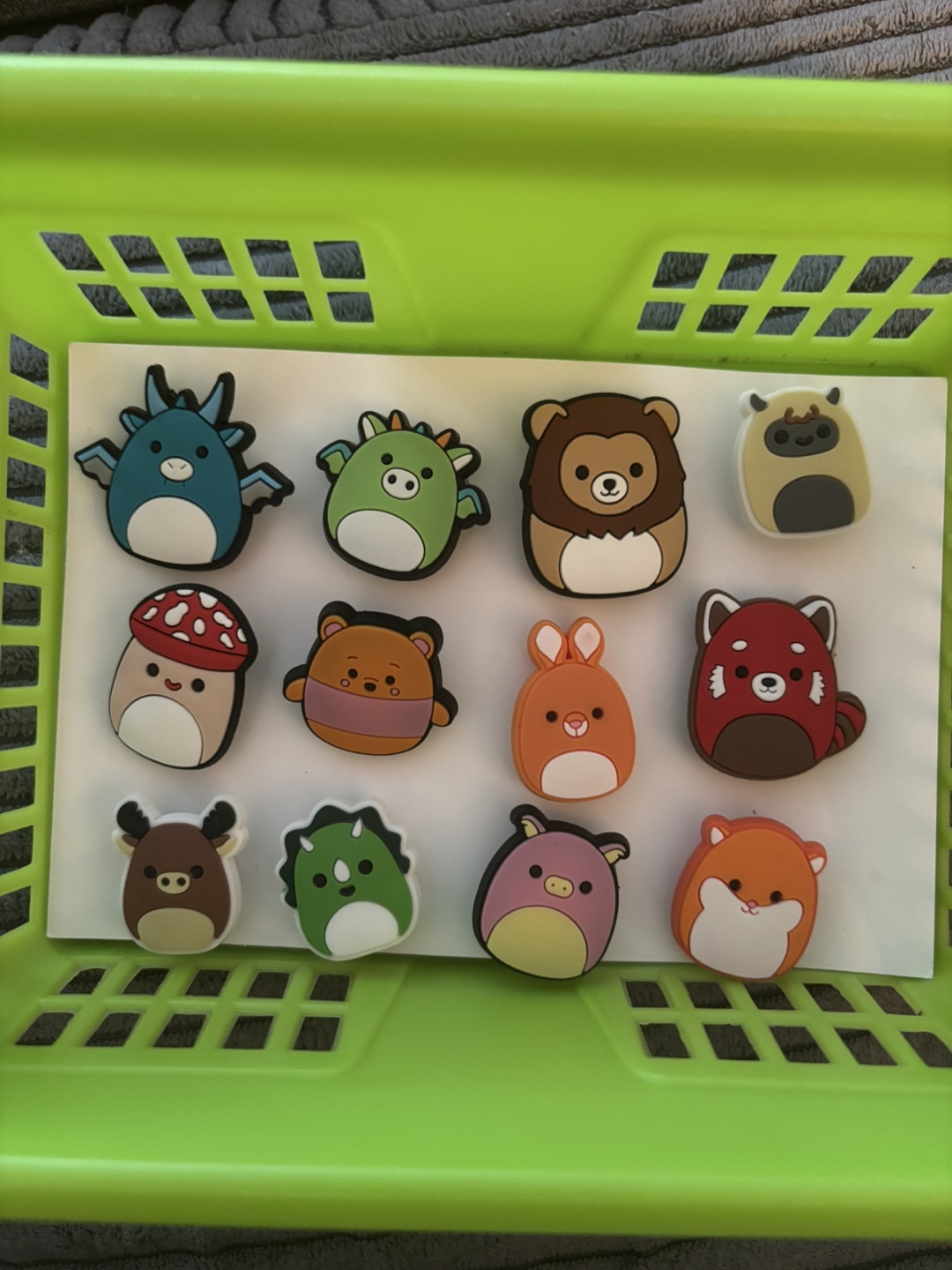 Squishmallow Charms - 12 Adorable Animal and Creature Designs!