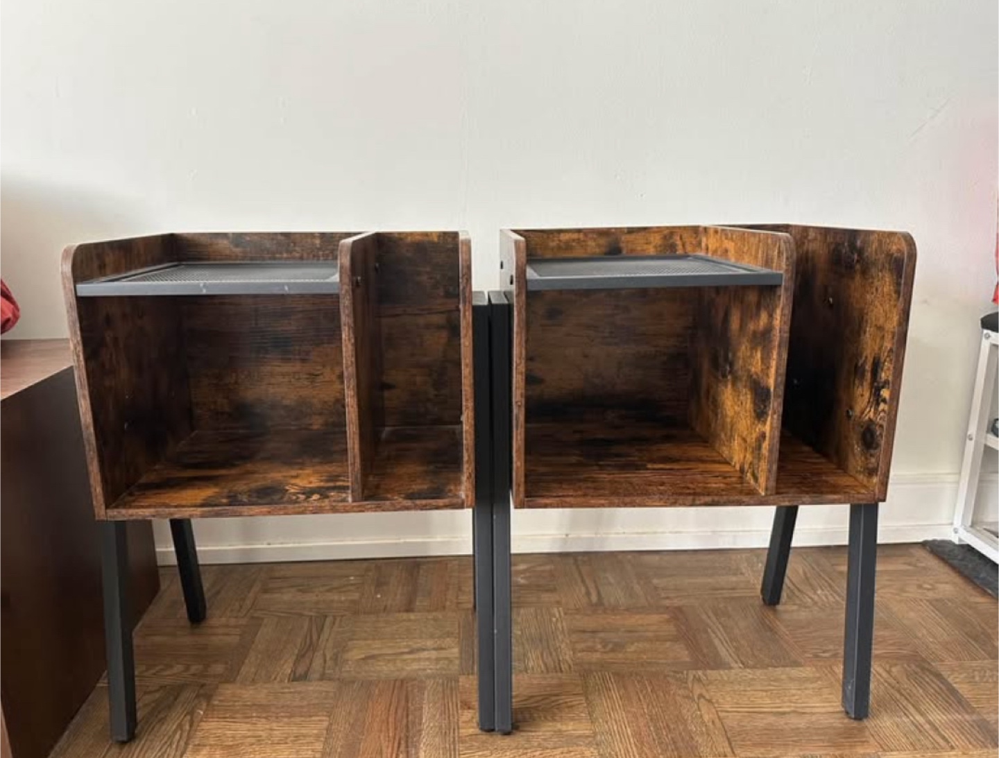 Wood & Metal Side Table