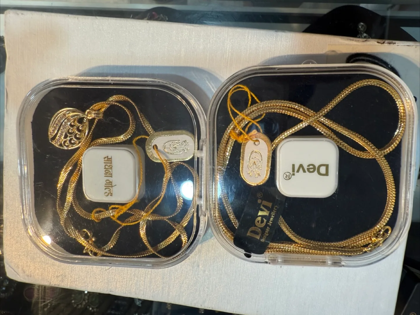 Jin Peng Jewelry Gold Chain Necklace image indicator(7)