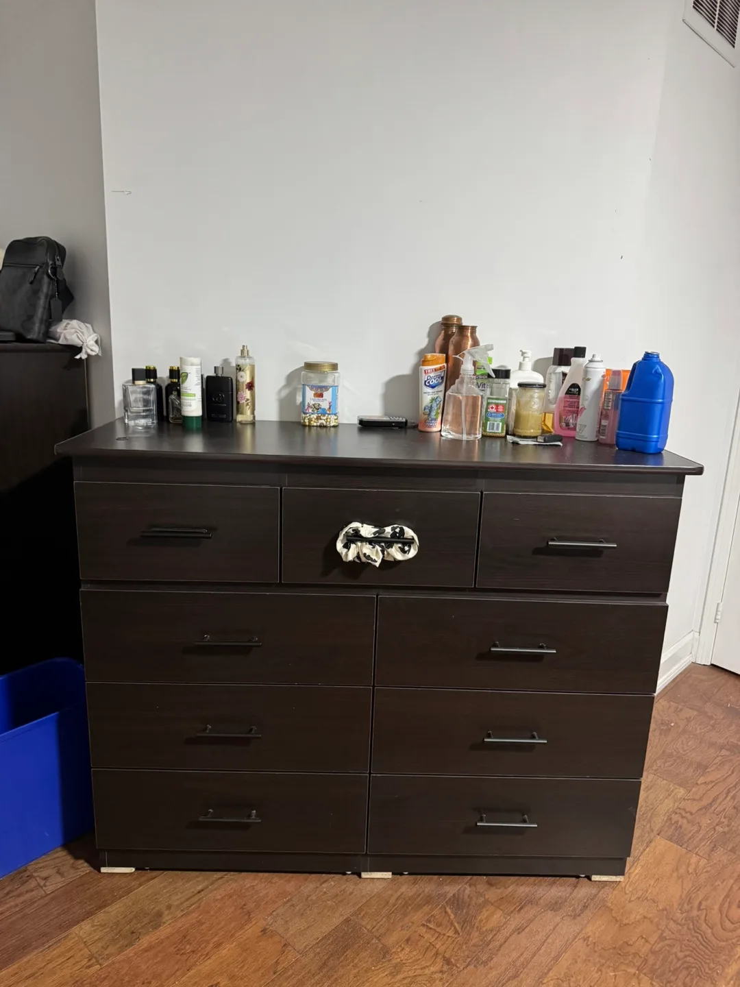 Dark Brown 5-Drawer Dresser thumbnail