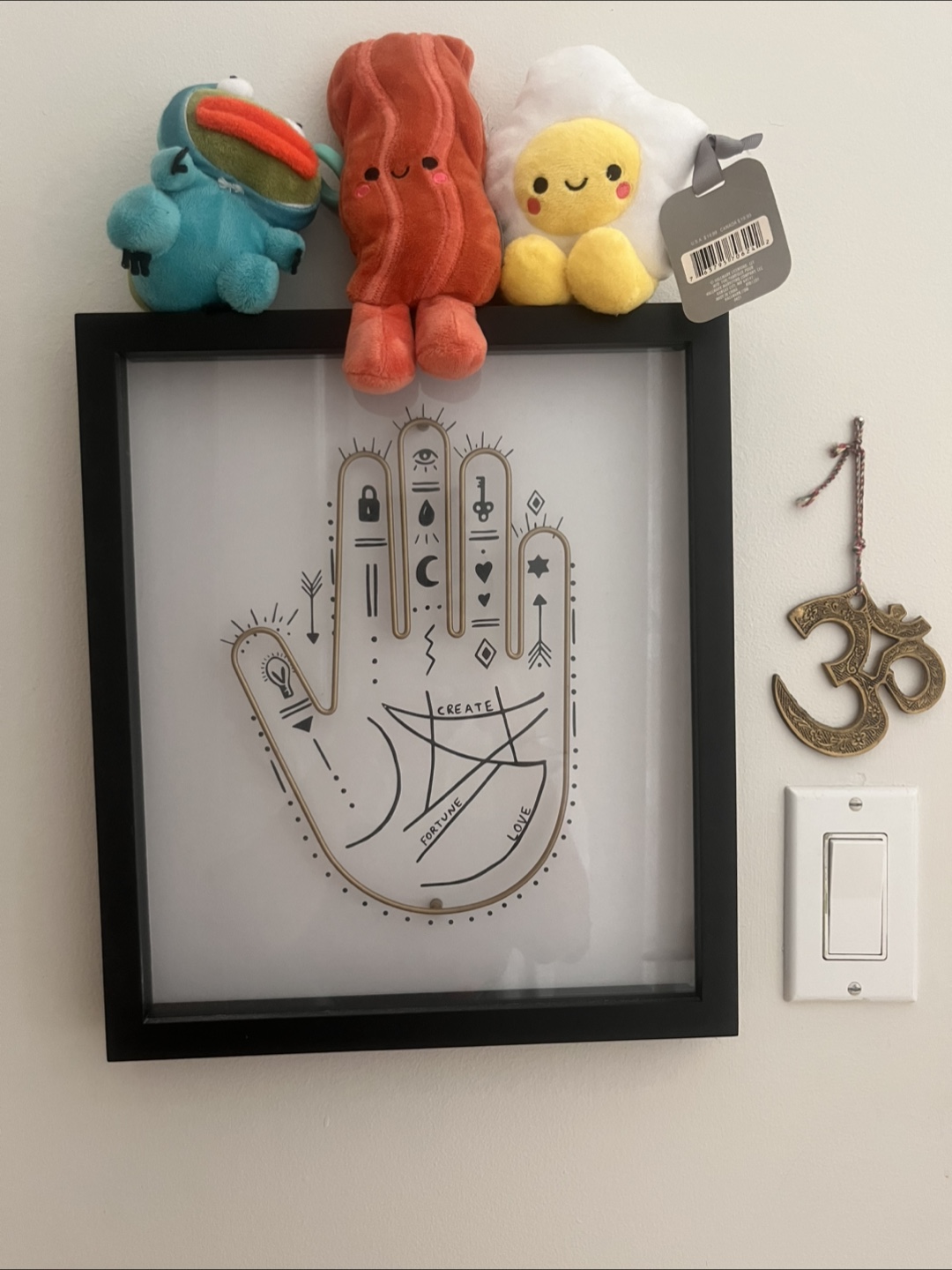 Umbra Motto Palmistry Wall Decor, 12x14 inch