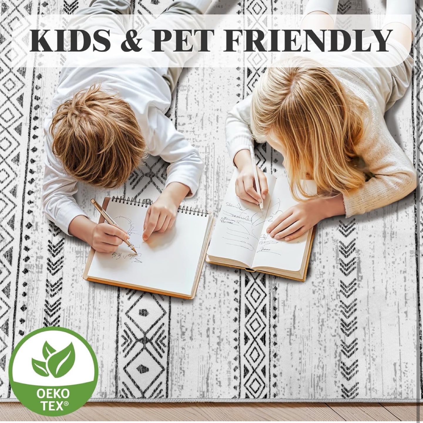 Easy to Clean Area Rug - 8*10 Waterproof & Stain Resistant - photo 5