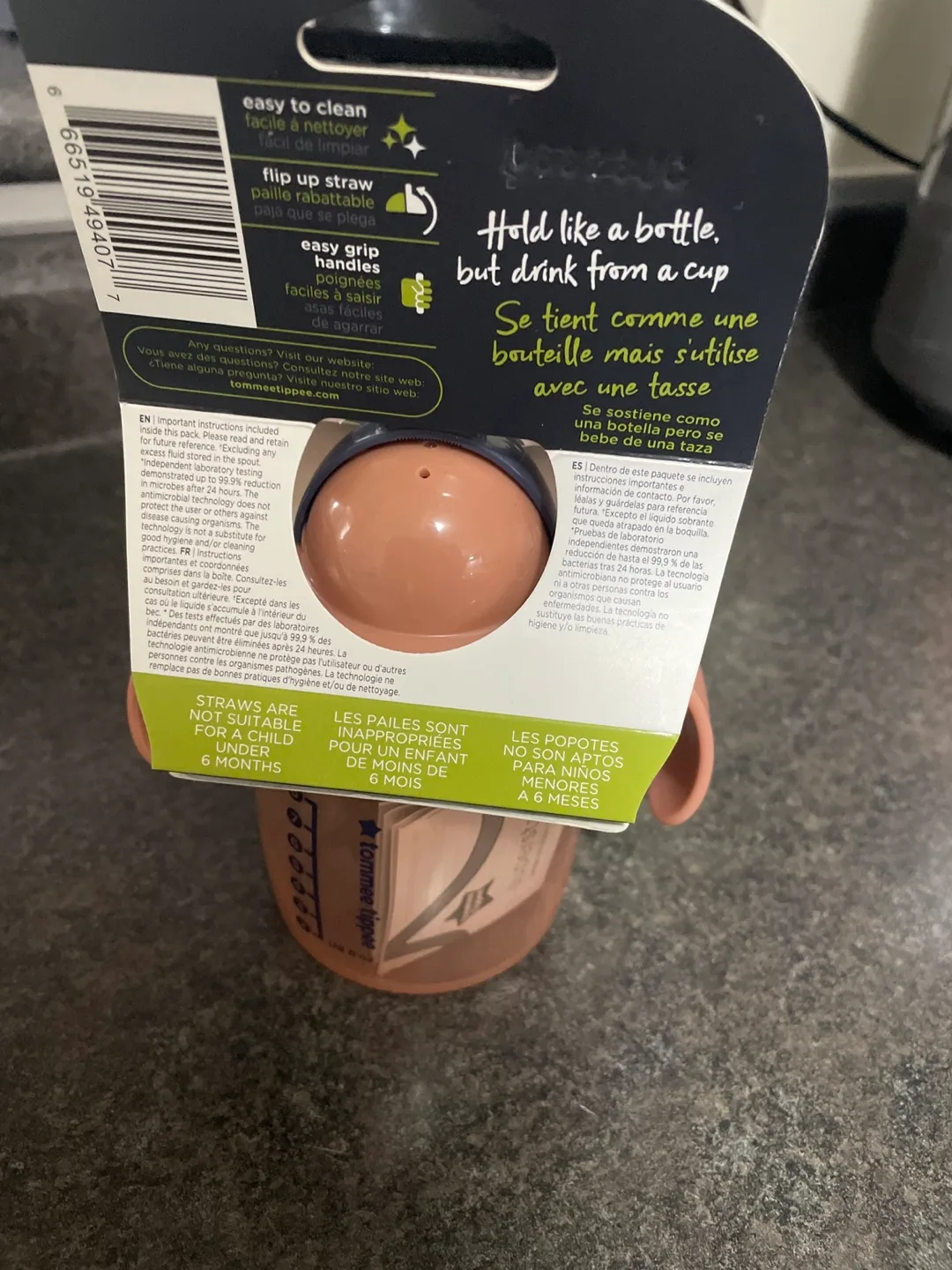 Tommee Tippee Superstar Weighted Straw Cup 6m+ image indicator(2)