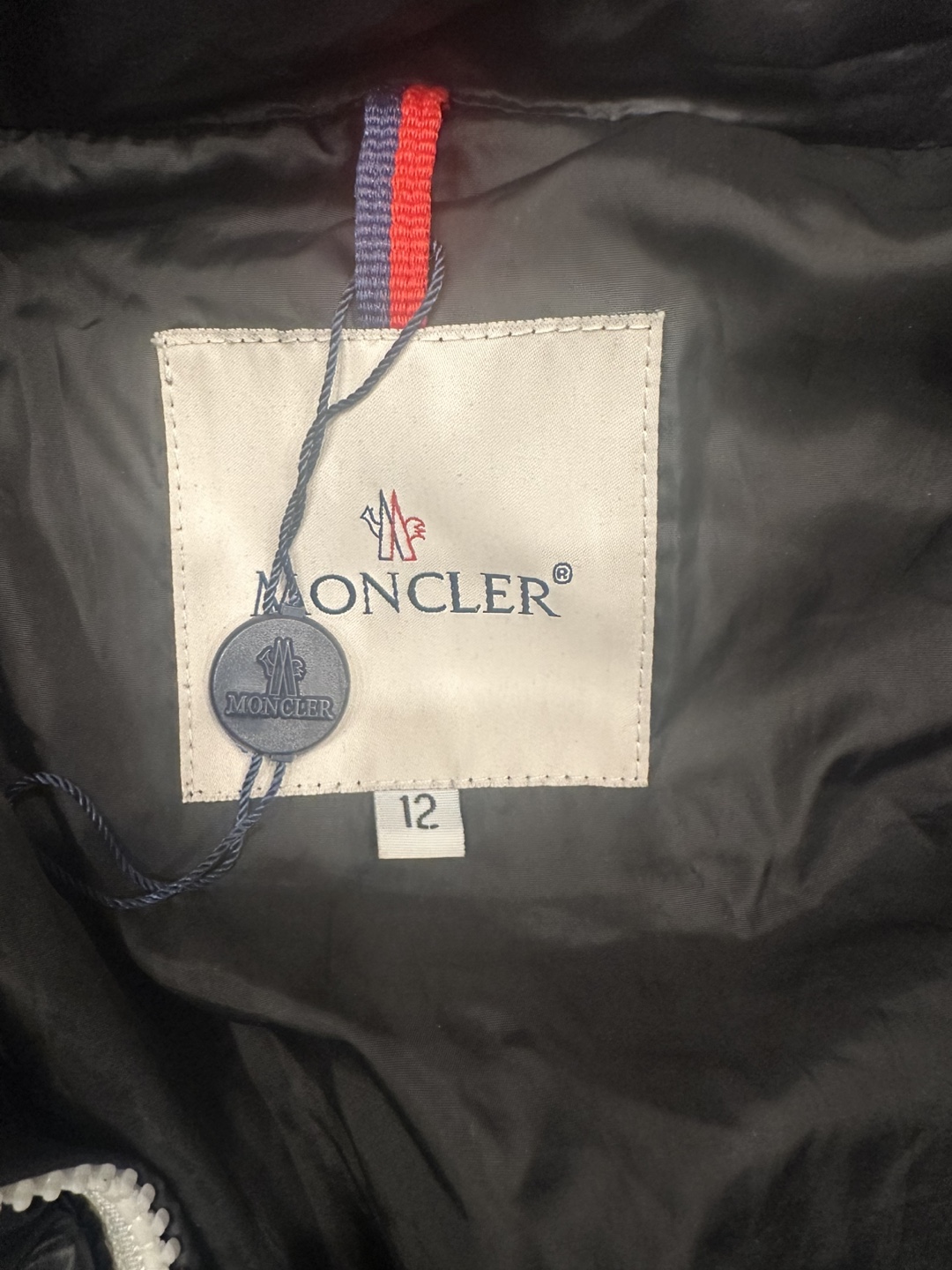 Moncler Black Puffer Jacket Size 12 - photo 5