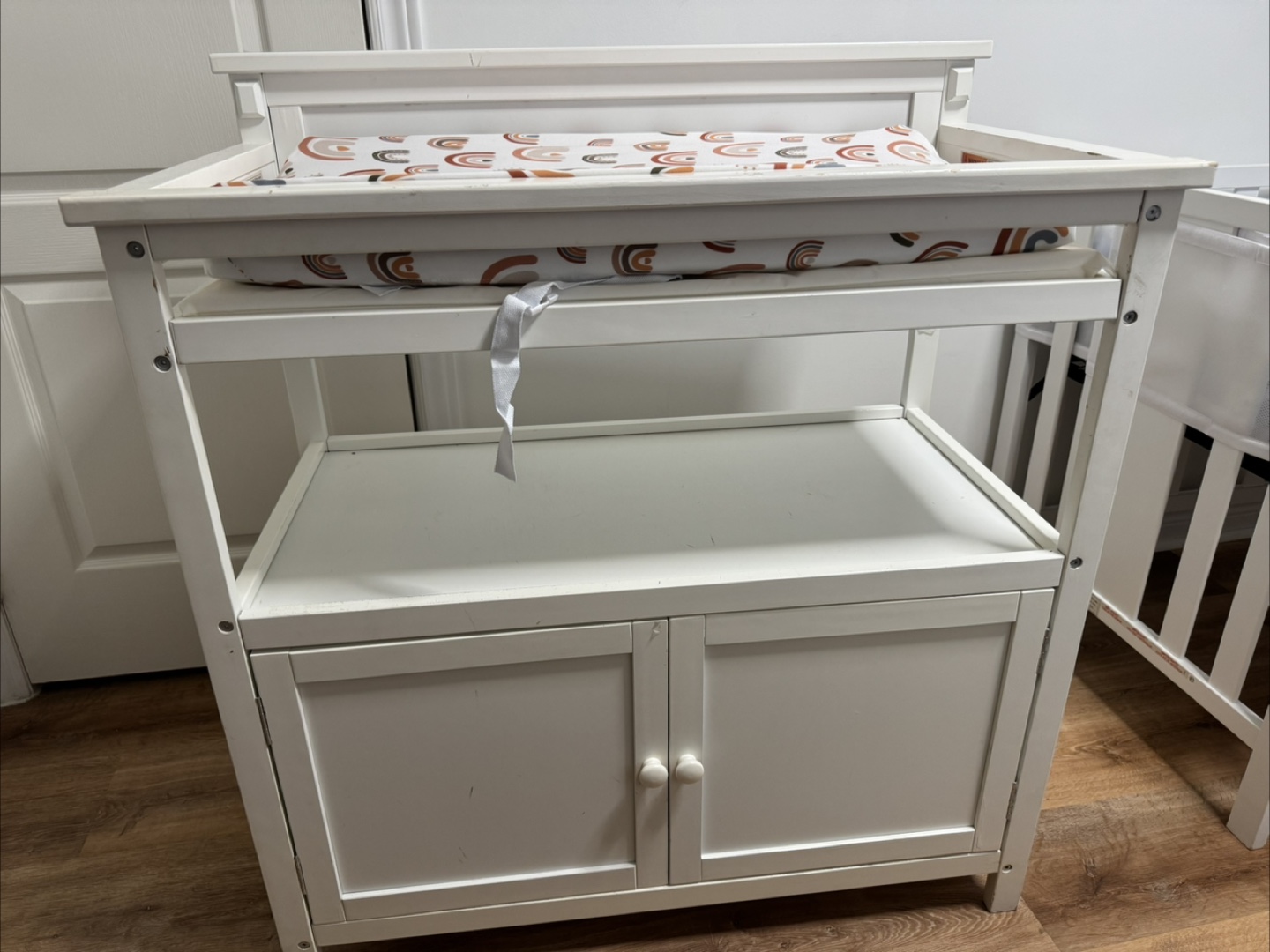 White Baby Changing Table - photo 2