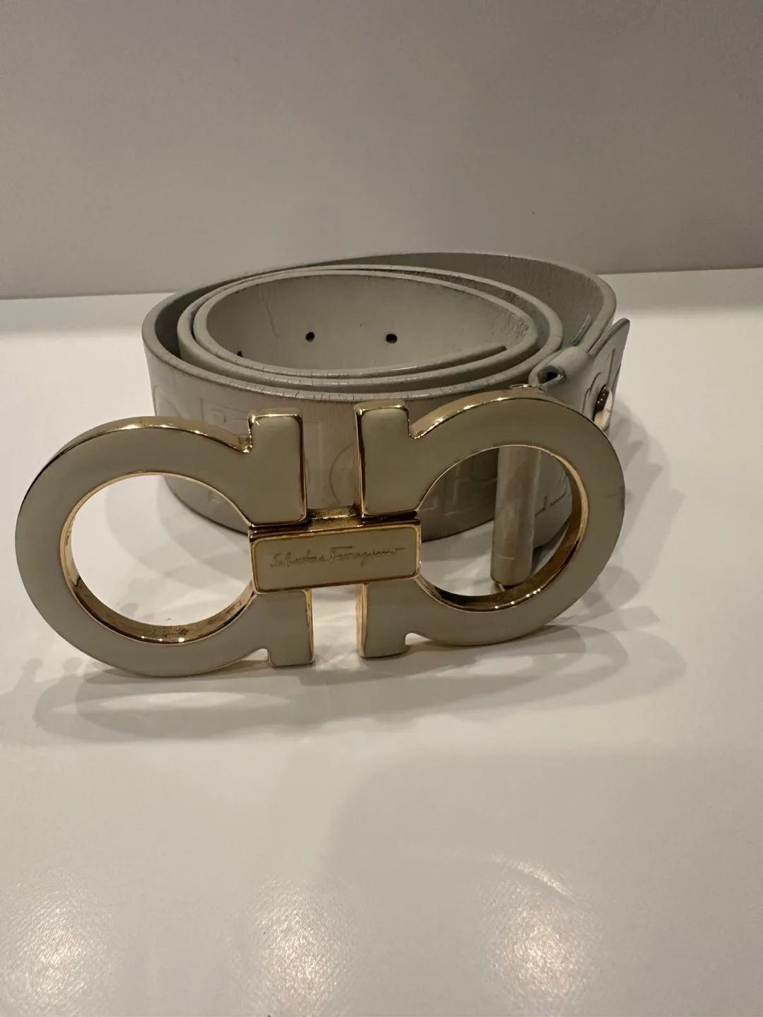 Salvatore Ferragamo Belt - Light Grey thumbnail