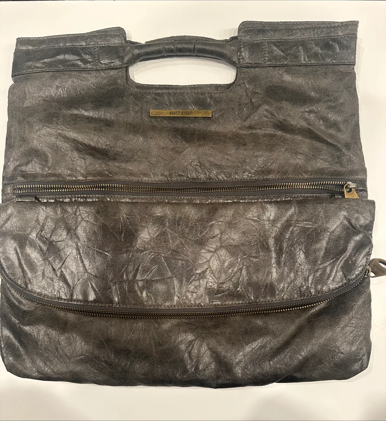 Matt & Nat Grey Tote Bag thumbnail