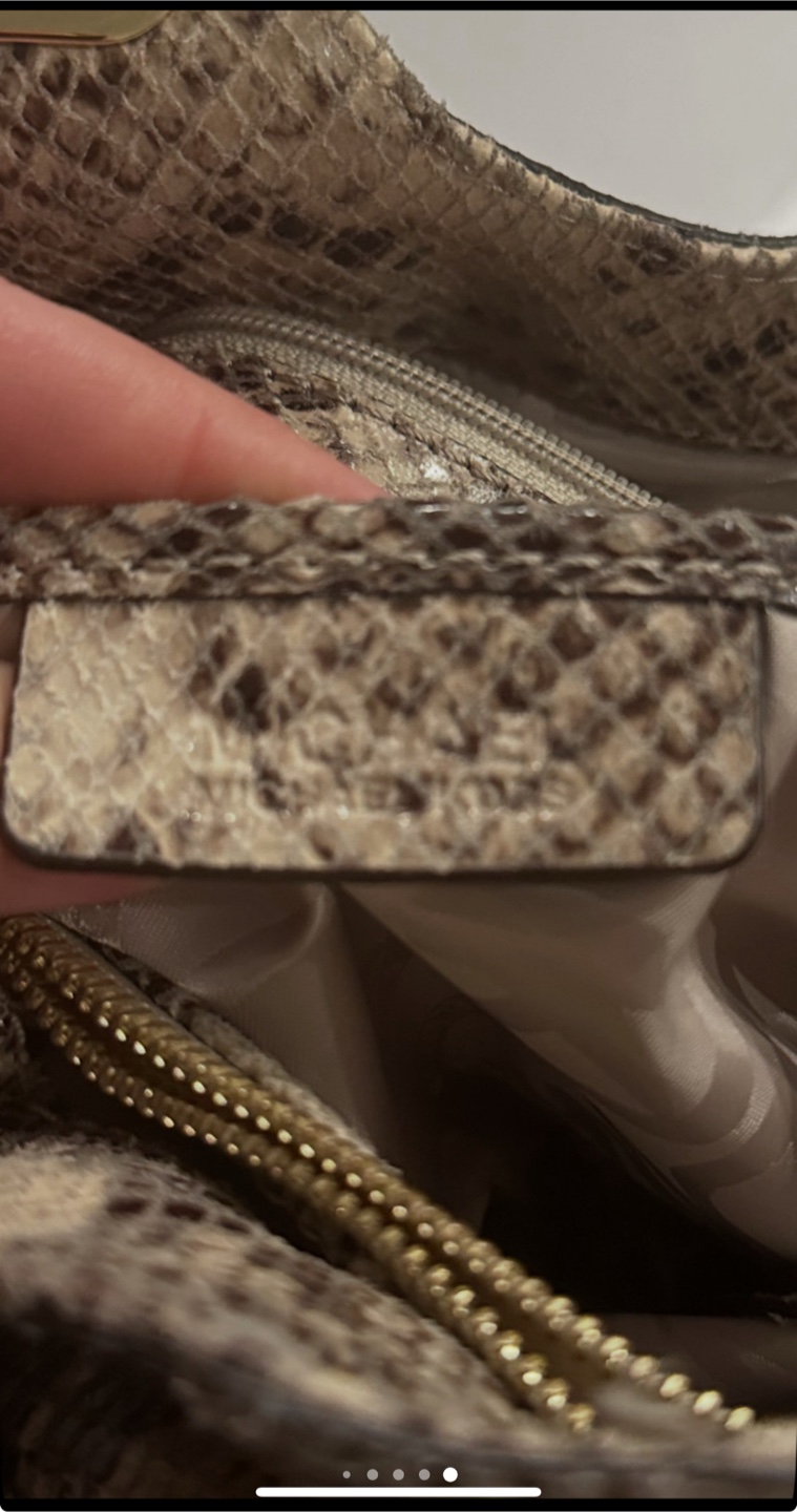 Michael Kors Snakeskin Print Shoulder Bag - photo 5