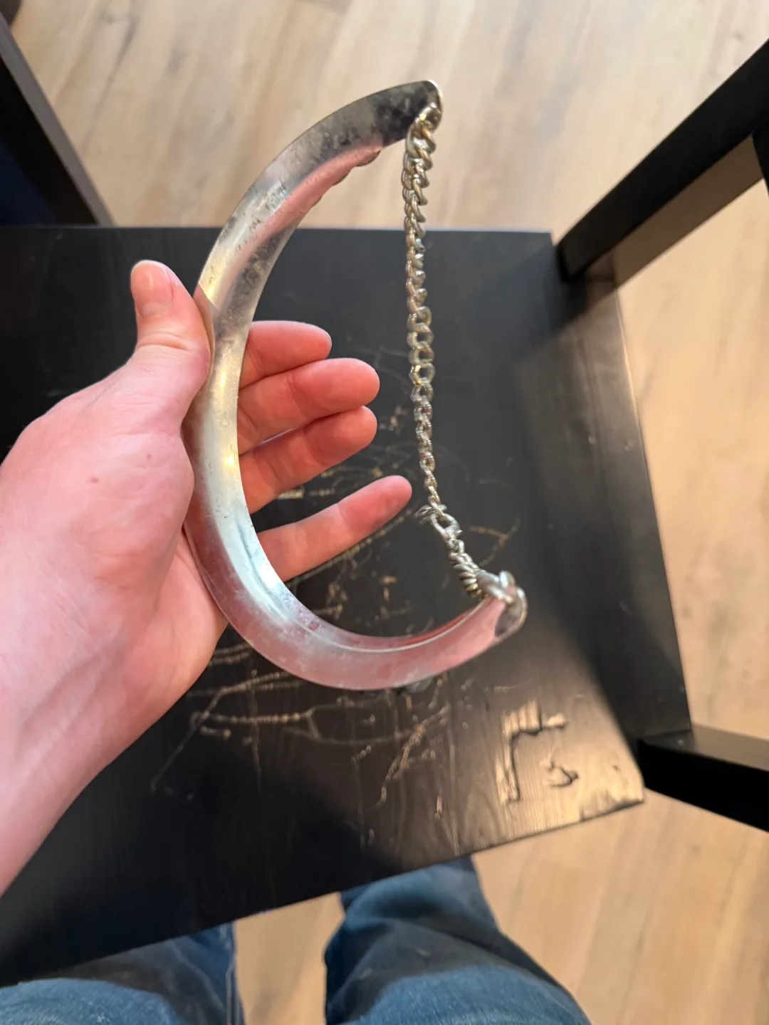 Silver Chain Link Necklace thumbnail