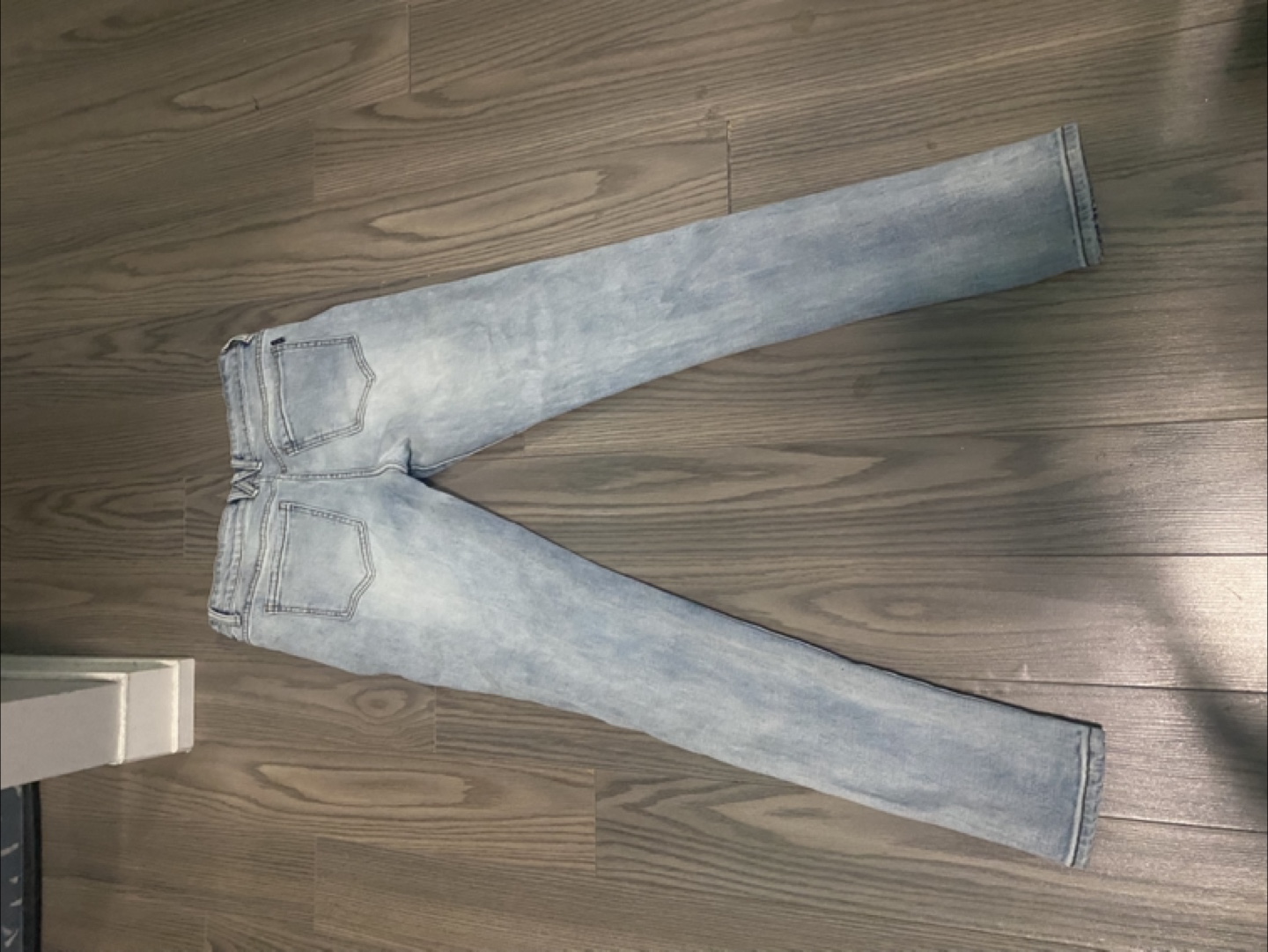 Blue Slim Fit Ripped Jeans - photo 2