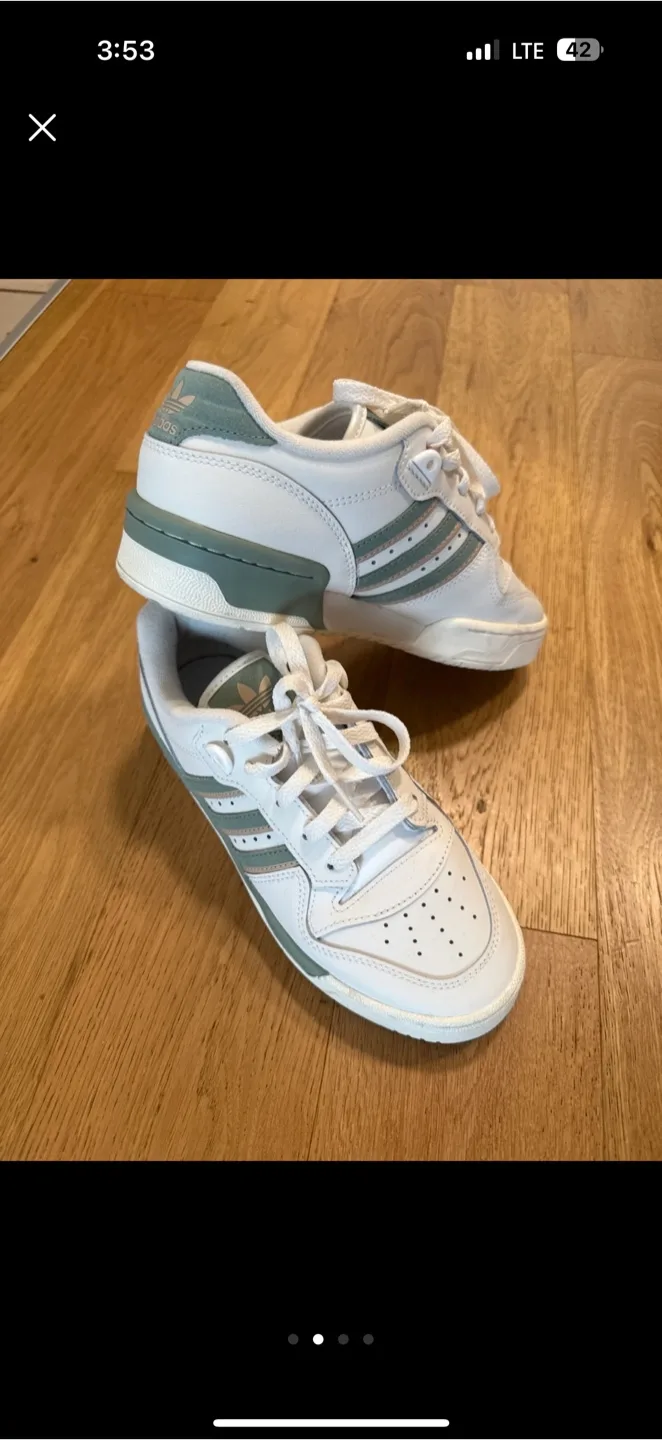 Adidas Rivalry Low J White/Green Shoes image indicator(3)