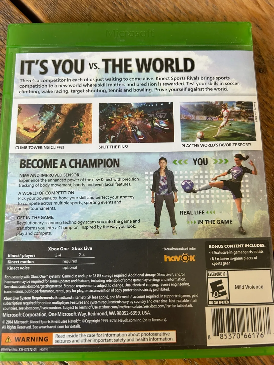 X-box One - Kinect Sports Rivals image indicator(2)