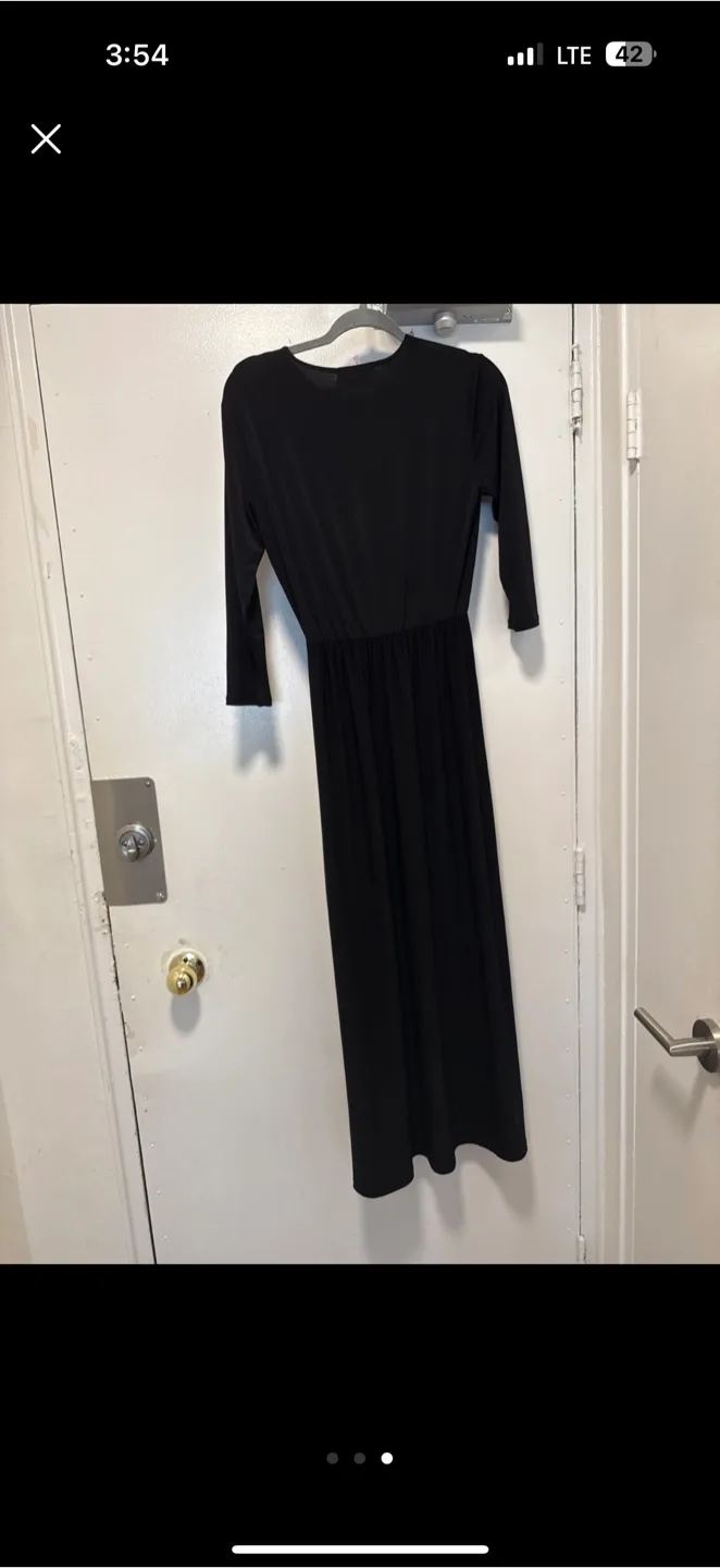 BCBGMAXAZRIA Black Maxi Dress image indicator(2)