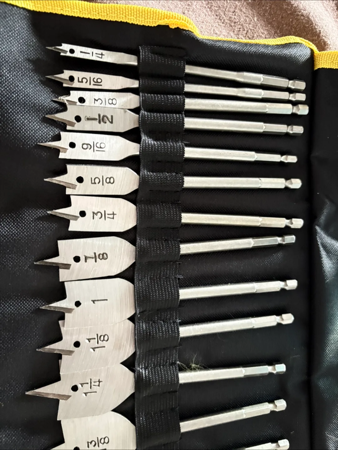 WorkPro Spade Drill Bit Set With Hex Shank - 13 Piece image indicator(5)