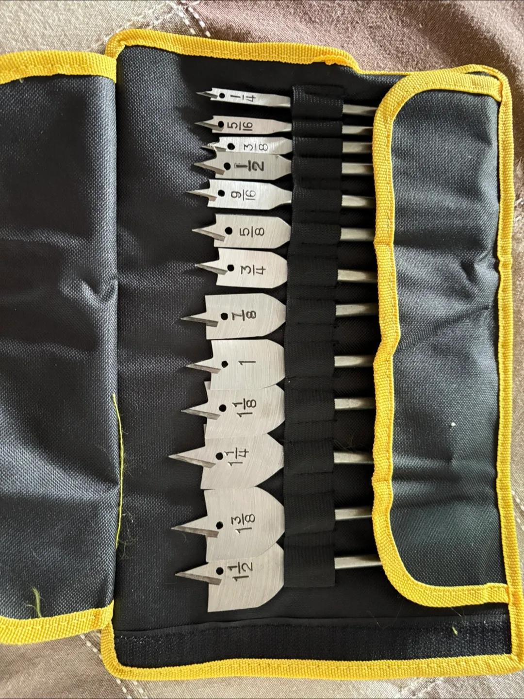 WorkPro Spade Drill Bit Set With Hex Shank - 13 Piece image indicator(4)