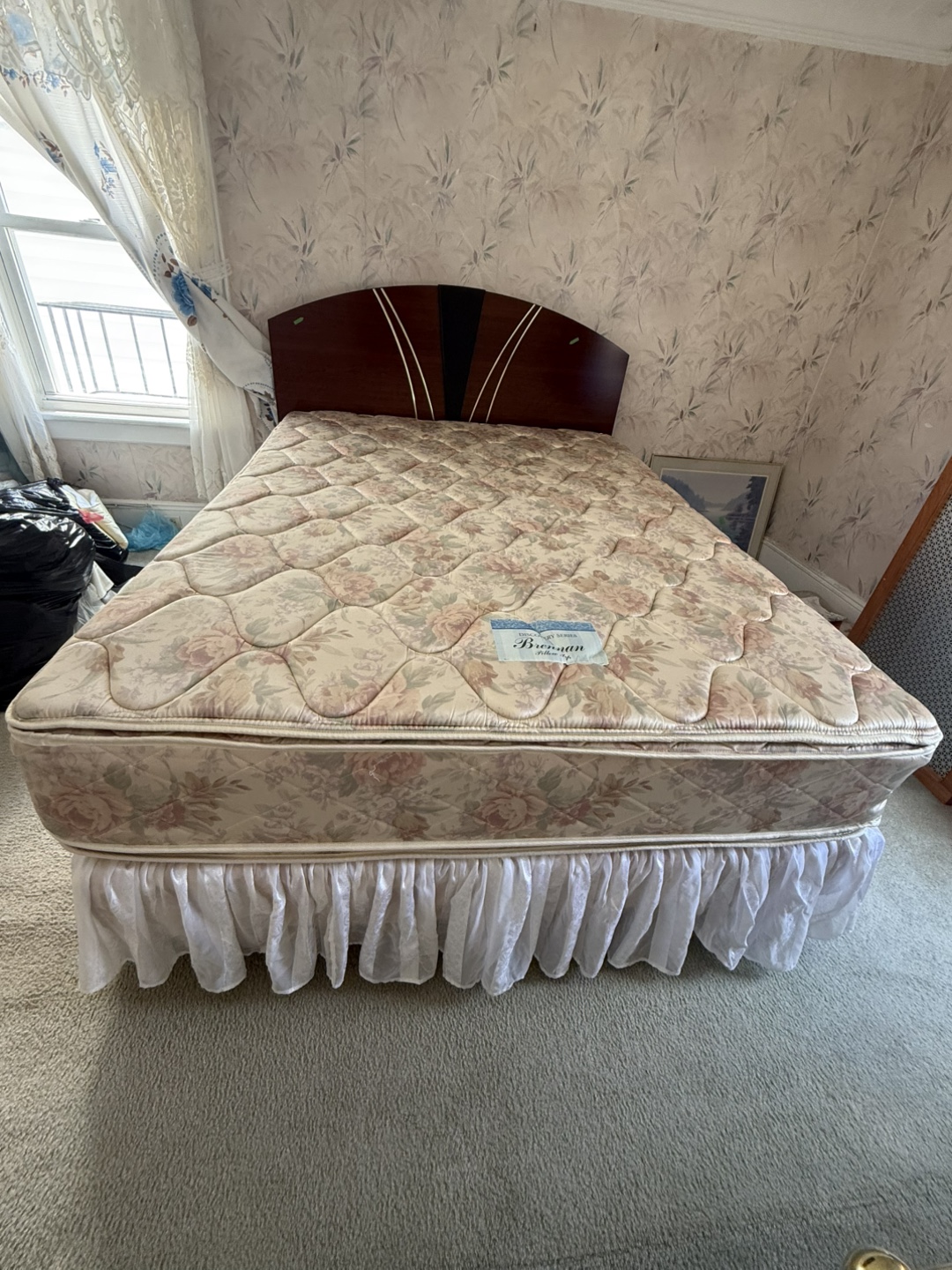 Full Size Bed Frame with Headboard - photo 2