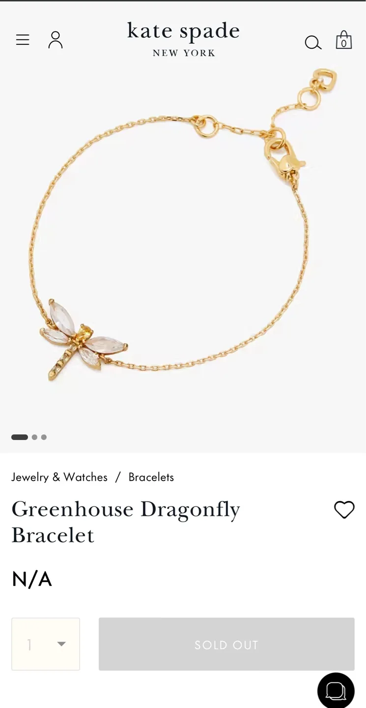 Kate Spade Dragonfly Bracelet image indicator(2)