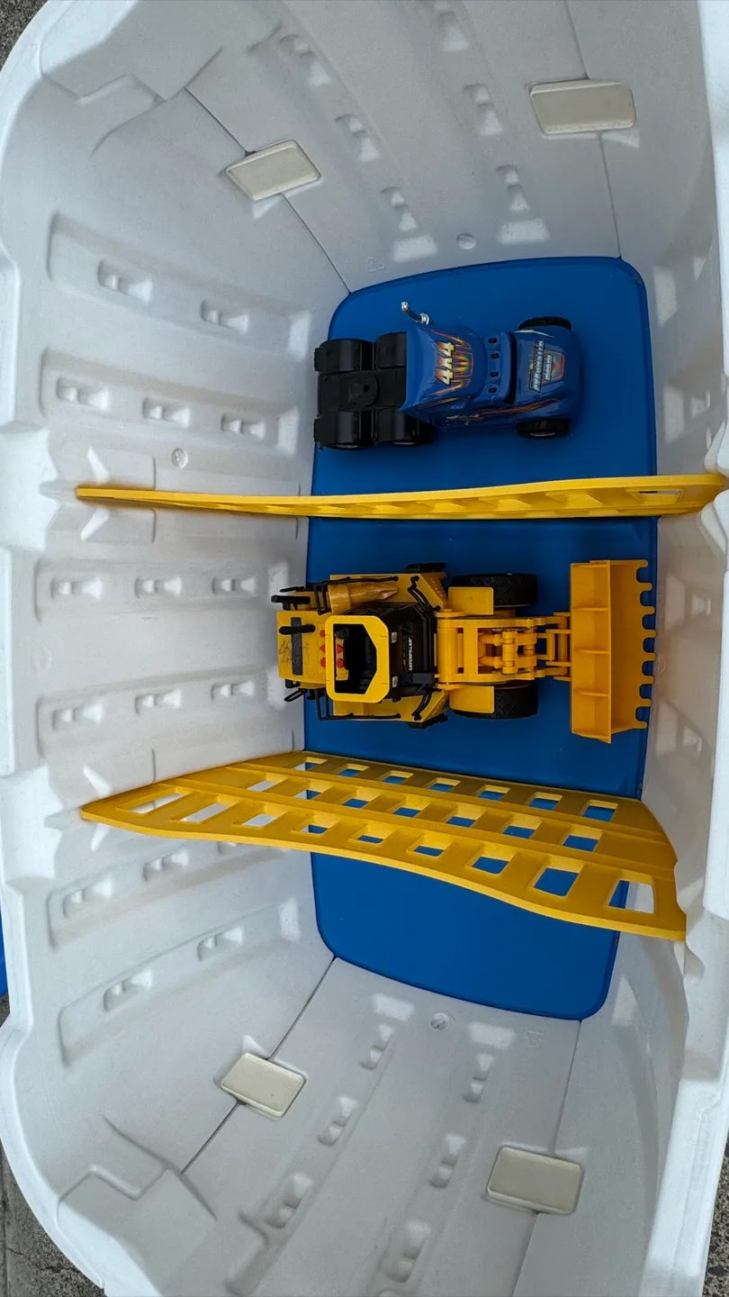 Little Tikes Toy Chest - Blue & White image indicator(4)