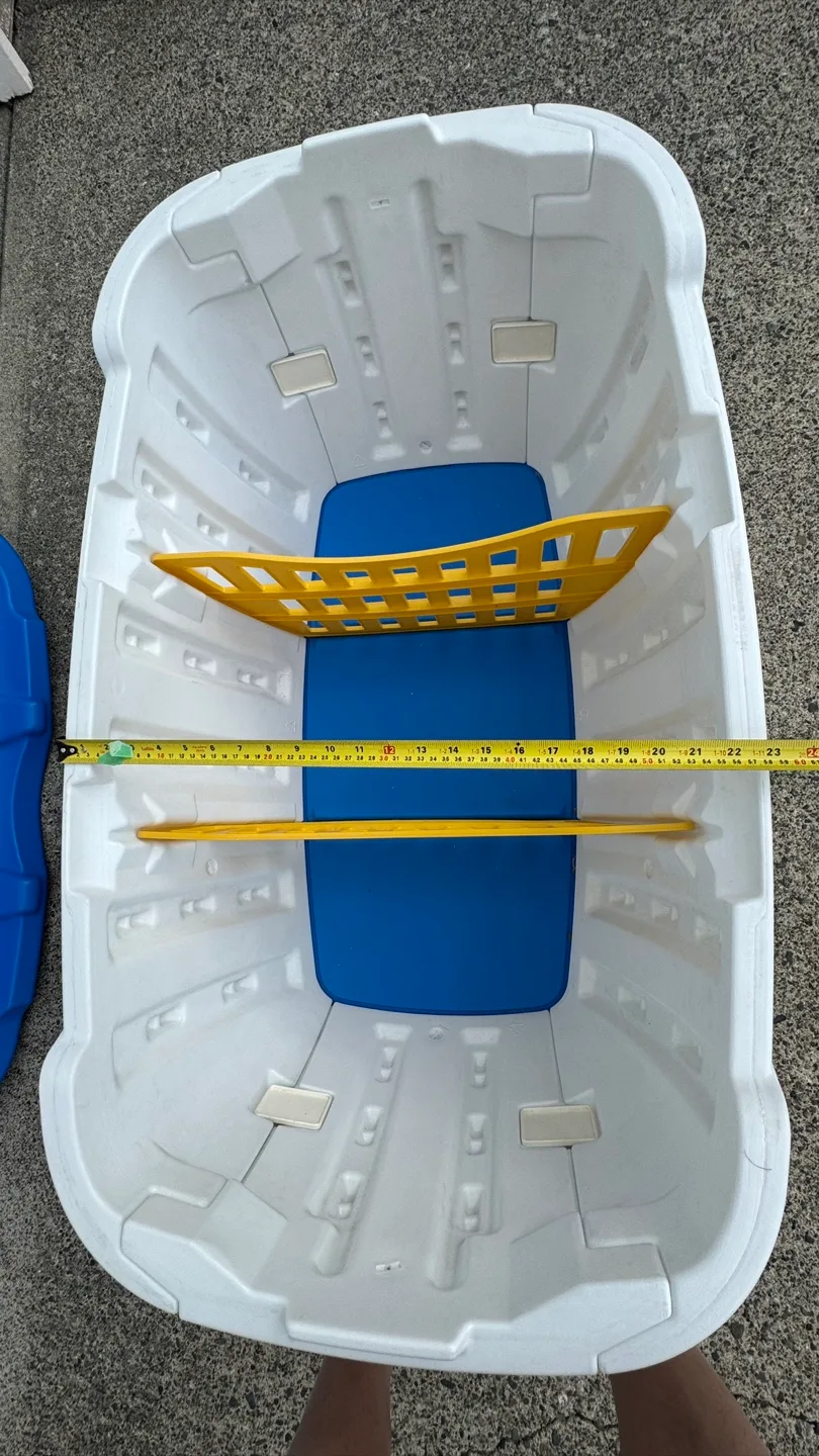 Little Tikes Toy Chest - Blue & White image indicator(5)