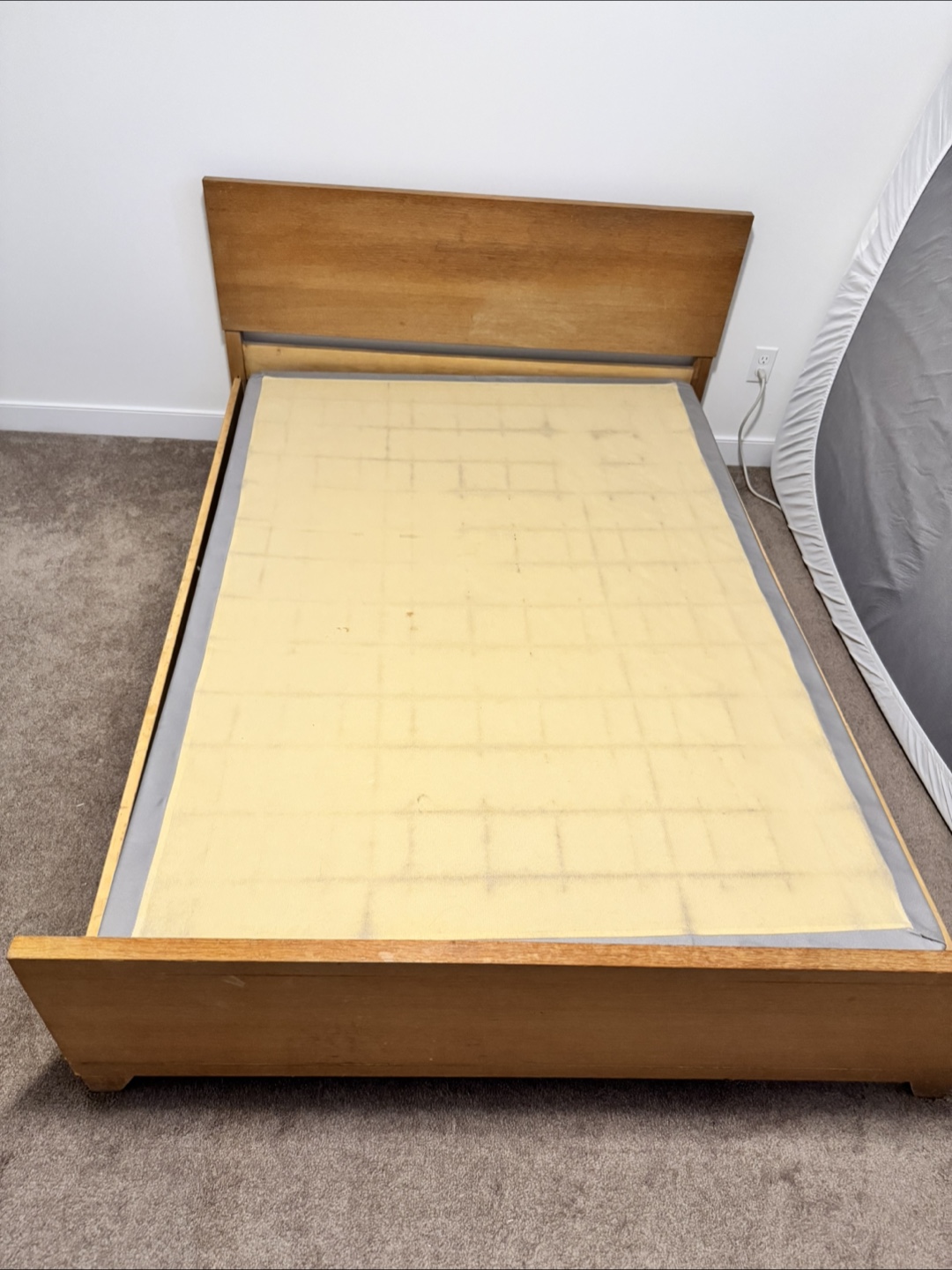 Natural Wooden Bed Frame