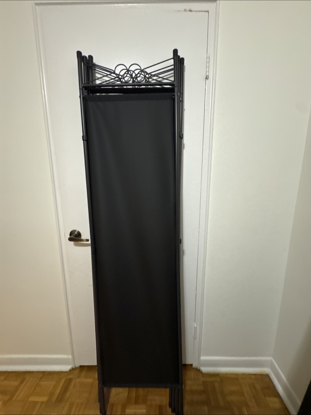 Black Room Divider Privacy Screen - photo 2