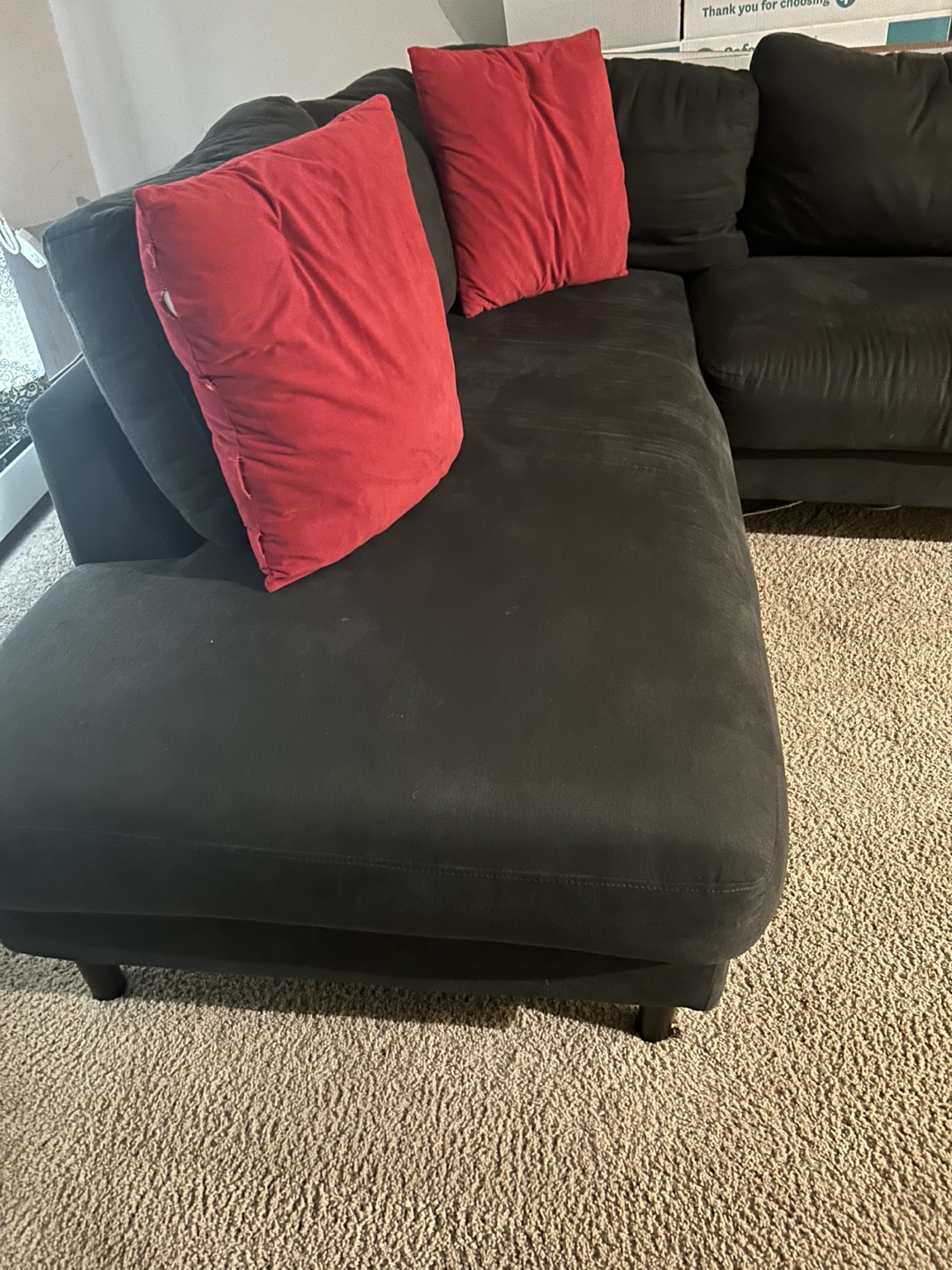 Dark Grey Sectional Sofa