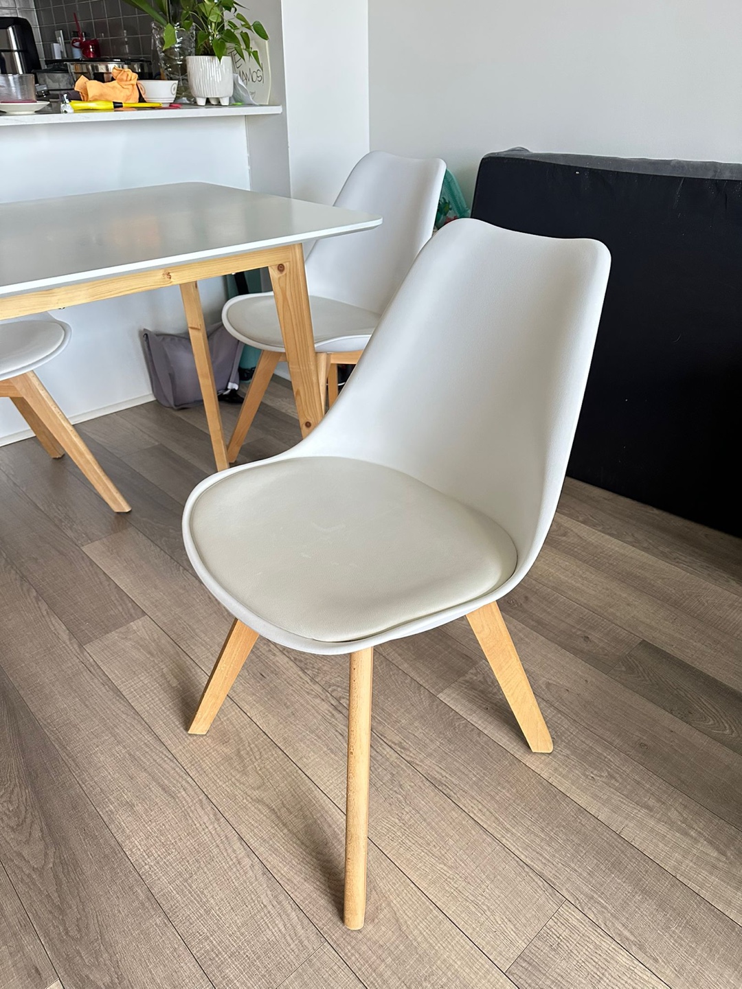White Dining Chairs (Set of 4) - photo 4
