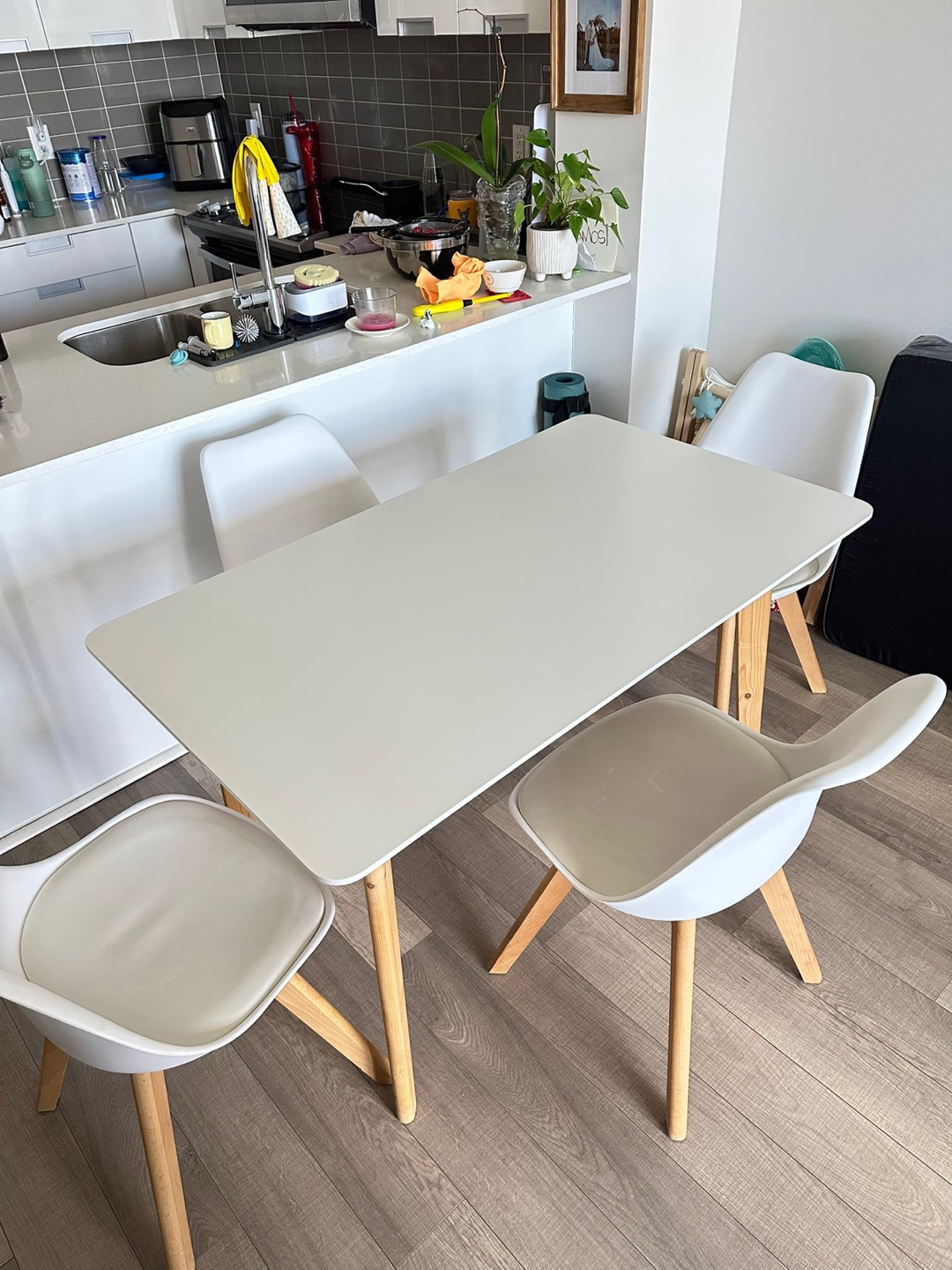 White Dining Chairs (Set of 4) - photo 2
