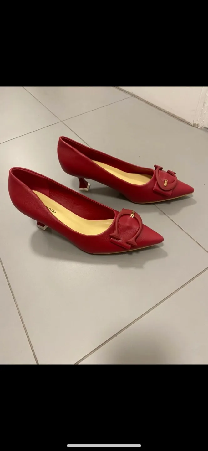 Red Leather shoes thumbnail