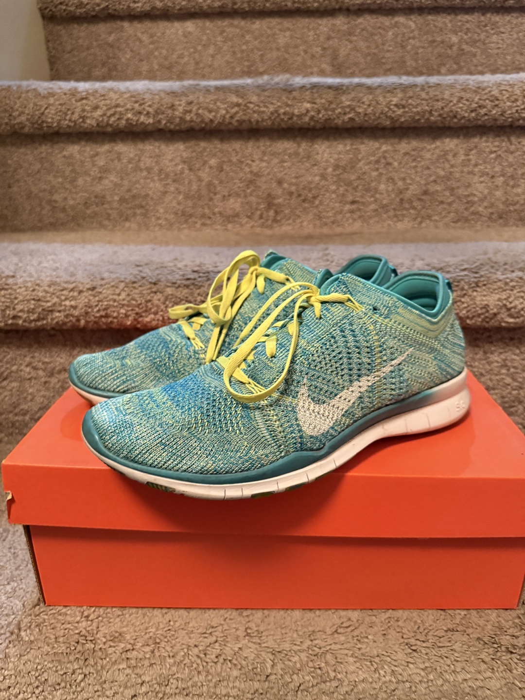 Nike Free 5.0 Teal Running Shoes